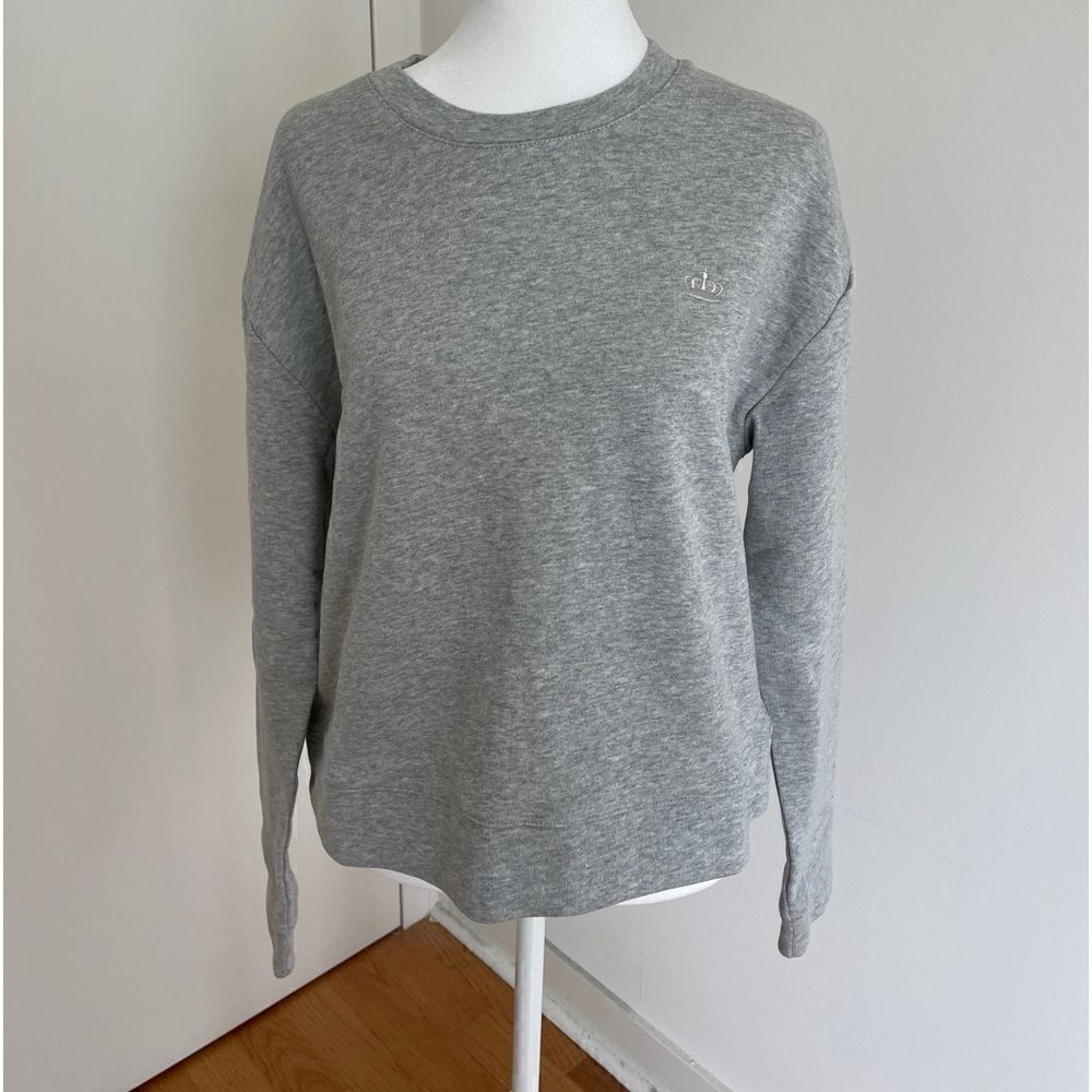 NWT Juicy Couture Crew Neck Sweatershirt Grey Women Size M(MSRP$49)